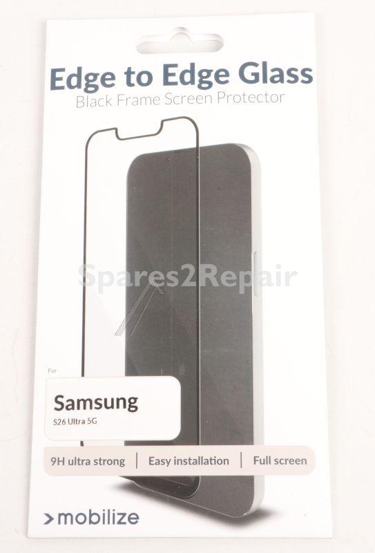 Mobilize Display Protective Film - 58993 Mobilize Glass Screen Protector Black Frame Samsung Galaxy S26 Ultra 5g