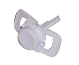 Button - 1887090100 C00874305 Start Stop Button Flat Concave - White [Arcelik]