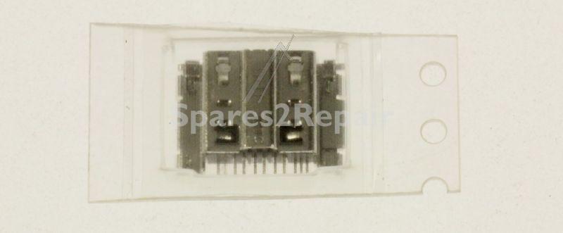 Samsung Usb socket - 3722-003806 Jack-mini Usb 11p(usb 5p+6p) au blk smd-