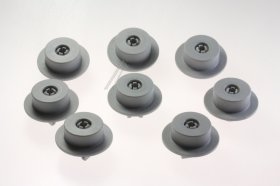 Roller For Dishwasher Basket - 4055072138 Wheel Kit 8 Pcs [Electrolux Aeg]