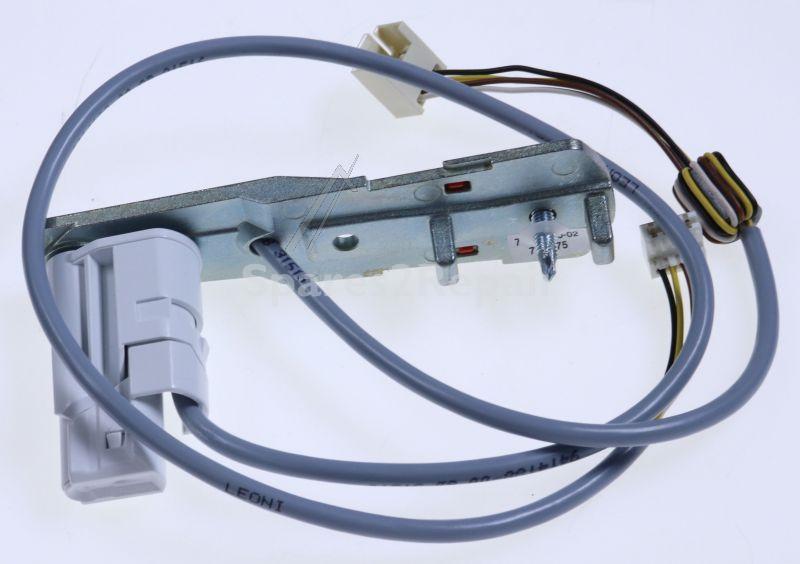 Liebherr Door Hinges For Fridges - 704313000 Upper Bearing Block For Display With Cable White