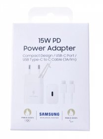 Samsung Charger For Mobile Phone - Ep-t1510xwegeu Samsung Power Fast Charger Ep-t1510 15w White