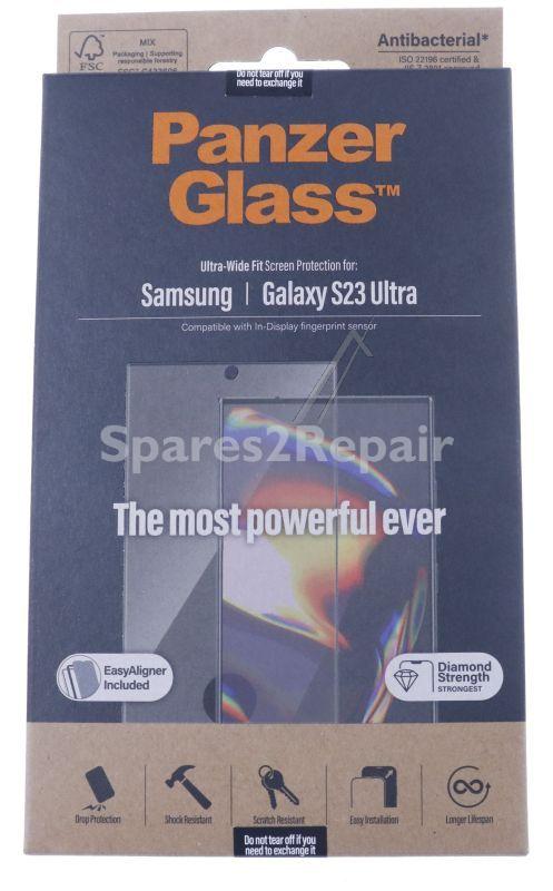 Panzerglass Display Protective Film - 7317 Panzerglass Screen Protector Samsung Galaxy S23 Ultra | Ultra-wide Fit W Easyaligner