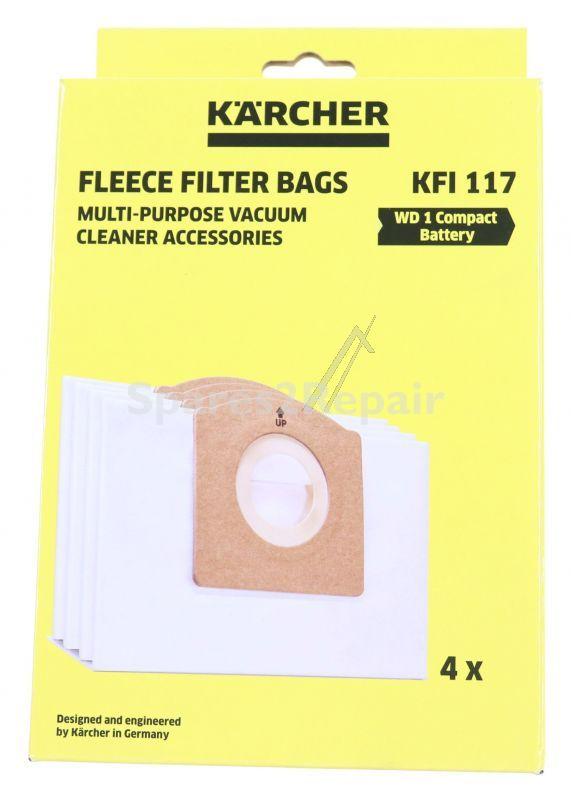 Karcher Vacuum Cleaner Bags - 2 863-325 0 Filter Bag Fleece