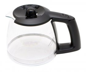 Coffee Pot - 12047146 Glass Jug With Lid Black [Bosch Siemens]