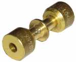 Lokring Lokring Connector - 4nkms00 L13000584 Right Connector Brass 4x4mm