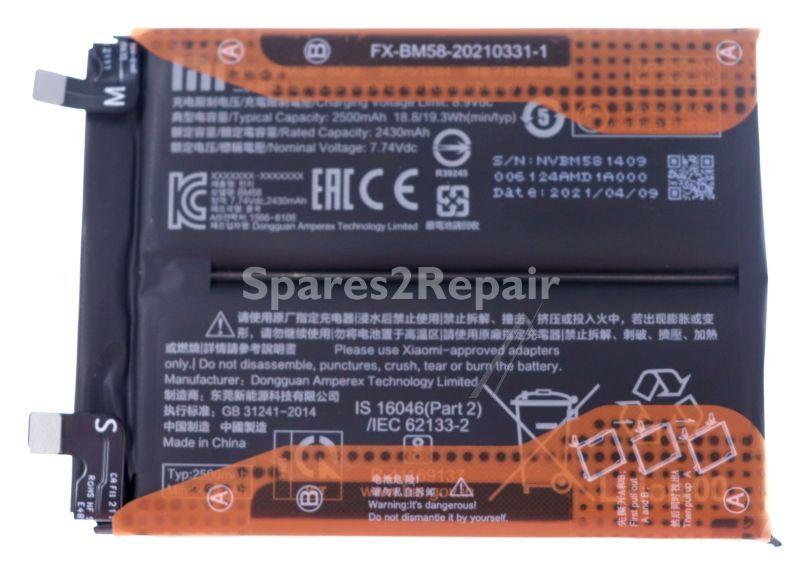 Xiaomi Phone Battery Packs - Bm58 460200007r1g Battery For Xiaomi Mi 11t Pro