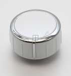 Control Knob - C00532990 488000532990 Knob Assembly Ring Chrome Side G white [Whirlpool Indesit]