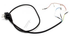 Mains Power Lead - Ms-208921 Wiring Harness Genio S Eu Black [Groupe SEB]