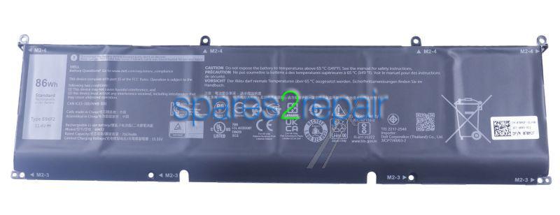 Dell Laptop Battery - 69kf2 M59jh Accu