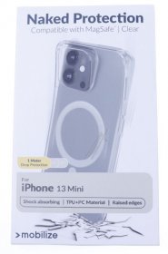 Mobilize Leather Bag Gsm - 27677 Mobilize Magsafe Compatible Naked Protection Case For Apple Iphone 13 Mini Transparent