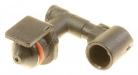 Saeco Hose Coupling - 421944035641 Black Carafe Steam Valve D1 3 V2 Smr-t As