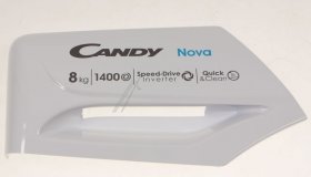 Detergent Dispenser Cover - 43037855 Machine Nova 8kg 1400 [Candy Hoover]