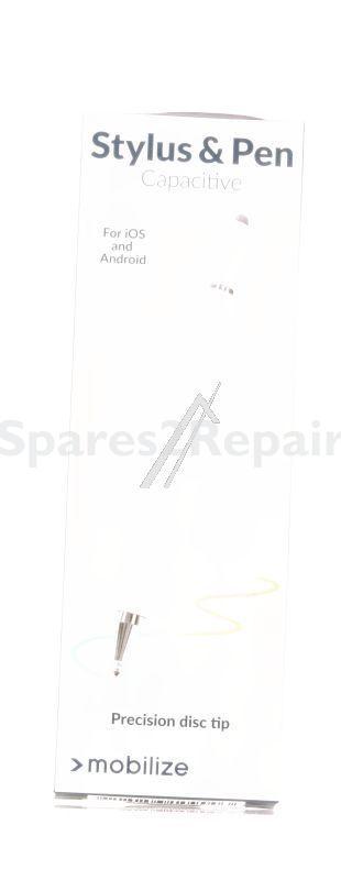 Mobilize Pens For Organiser - 80218 Mobilize High Sensitive 2in1 Capacitive Stylus Pen Input Pen White