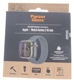 Panzerglass Display Protective Film - 3659 Panzerglass Screen Protection Full Body Apple Watch Series 9 | 8 | 7 | 45mm | Transparent