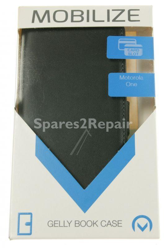 Mobilize Leather Bag Gsm - 24677 Mobilize Classic Gelly Wallet Book Case Motorola One Black