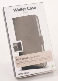 Mobilize Leather Bag Gsm - 80918 Mobilize Classic Gelly Wallet Book Case Motorola Edge 60 Pro Black