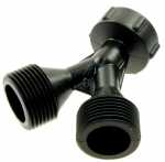 Hose Coupling - C00009416 482000025932 Y Junction (water Inlet Fork) [Whirlpool Indesit]
