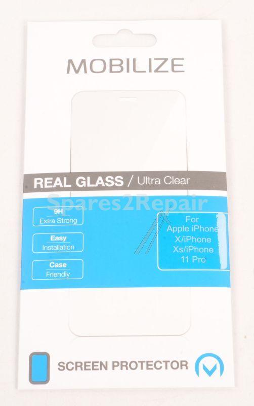 Mobilize Display Protective Film - 49025 Mobilize Glass Screen Protector Apple Iphone X-xs-11 Pro
