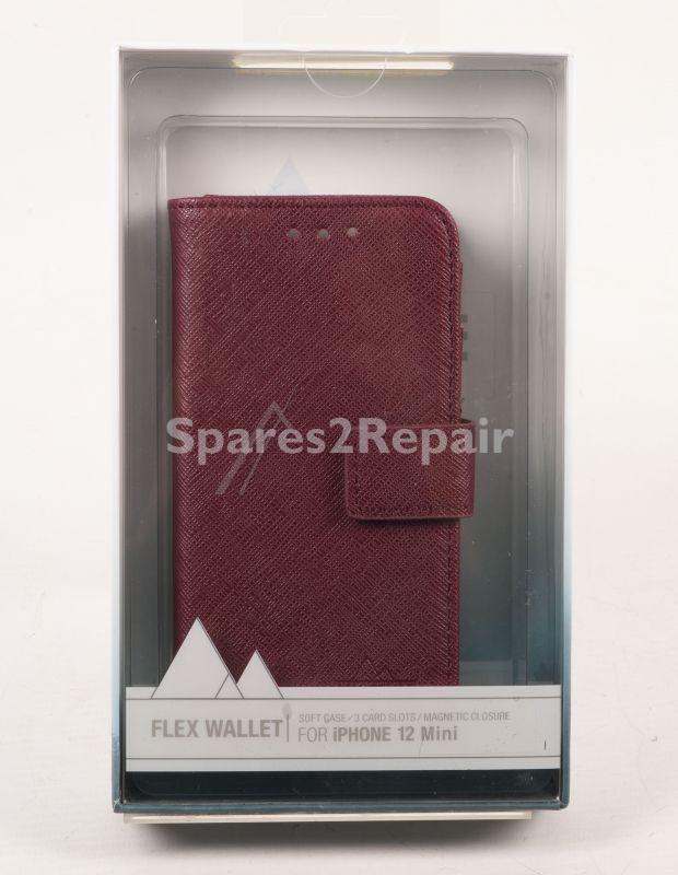 Mystyle Leather Bag Gsm - 26410 My Style Flex Wallet For Apple Iphone 12 Mini Bordeaux