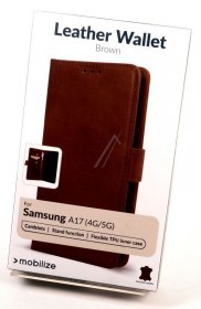 Mobilize Leather Bag Gsm - 81286 Mobilize Leather Wallet Samsung Galaxy A17 (4g-5g) Brown
