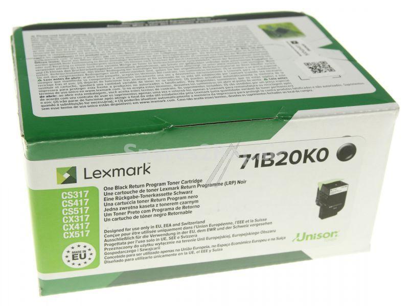 Lexmark Toner Cartridge - 71b20k0 Toner Cartridge Black 3k