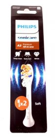 Philips Tooth Brush - 881909287010 Hx9092-87 Sonicare A3 Premium All-in-one Brush Head 2-pack White