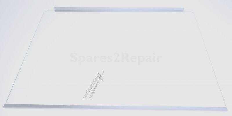 Liebherr Glass Panel - 929361500 Glass Plate Complete + Retaining Bar