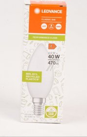 Ledvance Lamp - Led Pcr Clb40 Led Pcr Lamps With Classic B 4 9w 840 Matt E14
