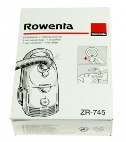 Vacuum Cleaner Bags - Zr745 Bag*6+filter*1 [Groupe SEB]