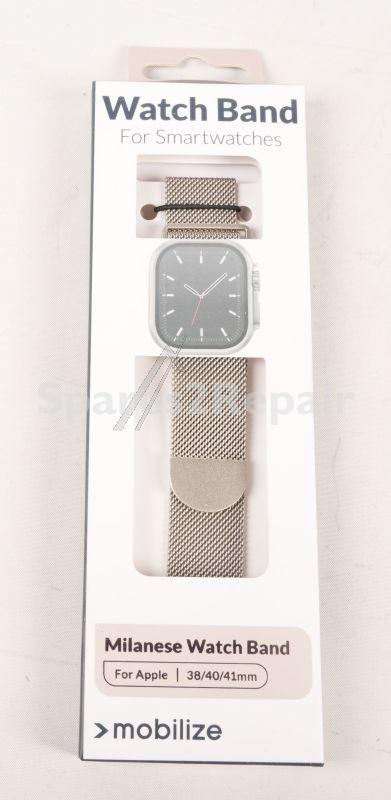 Mobilize Wristbands For Smartwatch - 81681 Mobilize Milanese Strap For Apple 38-40-41mm Starlight