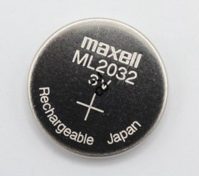Maxell Battery - 3v-65mah Rechargeable Button Cell Battery