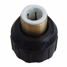 John Guest Hose Coupling For Drinking Water Systems - Aufschrauber Mit Messingeinsatz 3-8- 9,5mm Auf Ig