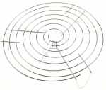 Grill Grates - 4055018644 Support Grid Foot H 70 [Electrolux Aeg]