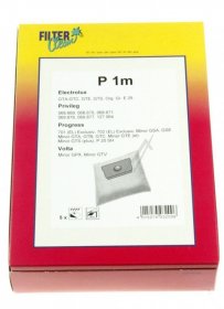Filterclean Vacuum Cleaner Bags - P1m Fl0085-k Dust Bags X 5