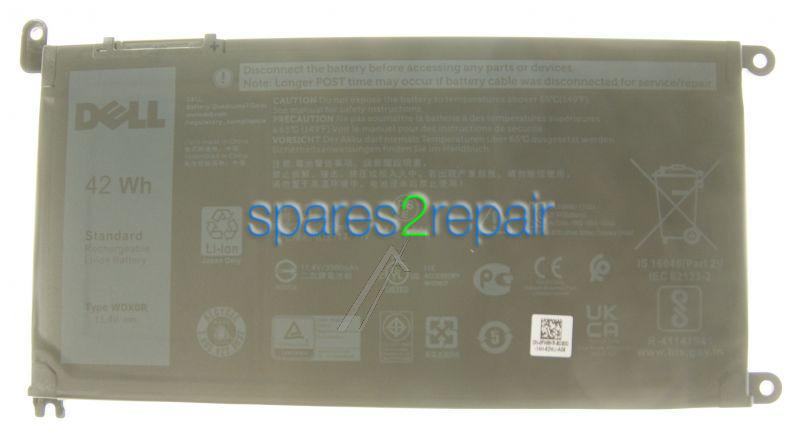 Dell Laptop Battery - Wdx0r 8yprw Batterie Primär 42wh 3c Lithium Lgc