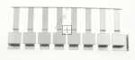 Switch Set - C00437741 481010438859 Button Options Silver [Whirlpool Indesit]