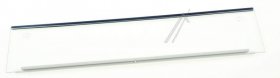 Liebherr Glass Panel - 727634200 Front Glass Plate With Stainless Steel Strip Above Vegetables