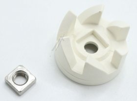 Turntable Coupler - Ms-651347 Transmission Shaft+nut-square [Groupe SEB]