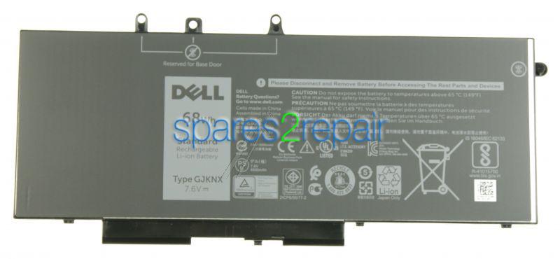 Dell Laptop Battery - Gjknx Gd1jp Akku 68wh 4zellen