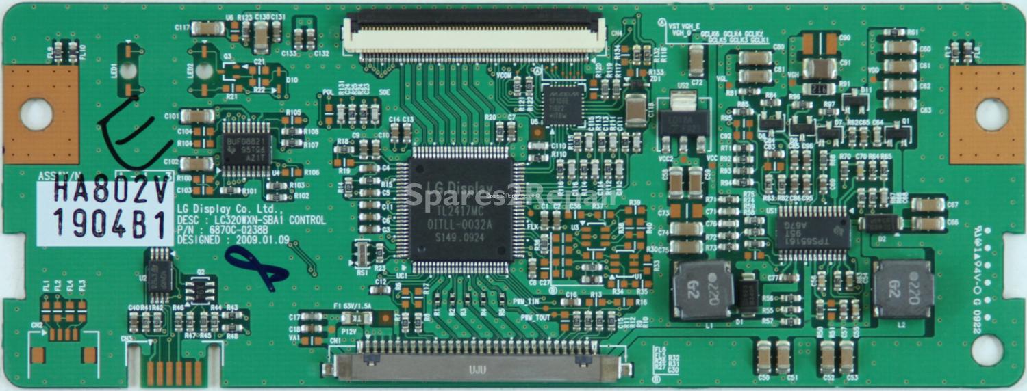 Alba LCD32HDF - T-Con - 6870C-0238B - 6871L-1904B - LC320WXN-SBA1 CONTROL