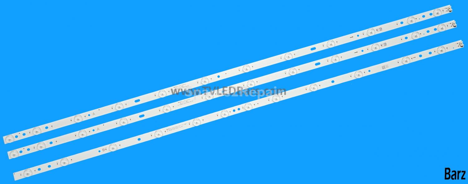 Barz LED Backlight Array Vestel 49 / 50" VES490QNDL-2D-N41 VES490QNDS-2D-N41 VES500QNDH VES500QNDP VES500QNDT N42 N43 N44 JL.D500C1330-078KS-M_V01 + JL.D500C1330-078LS-M_V01 3/6pcs