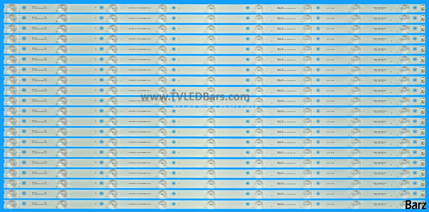 Hisense LED Backlight Array Hisense H75A6600UK HD750M7U71-L1 LB75022 CRH-BK75U713030T200983K 20pcs