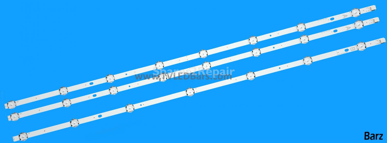 Barz LED Backlight Array Vestel 23511923 40" VES395UNDC-2D-N12 VES395UNDC-2D-N11 Vestel 395DRT VNB A-Type + B-Type 2xA 1xB