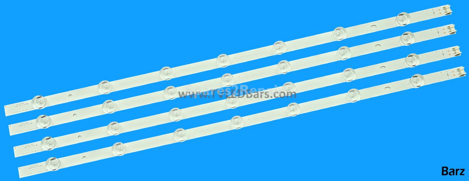Barz LED Backlight Array LG 32LS345T 32LS3450 KEMOS 331537502 LG Innotek 32"NDE 4pcs