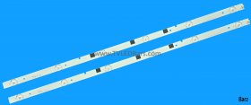 Barz LED Backlight Array Hisense H32M2600 H32M2100S JHD315DH-F72 32" JL.D32061330-003BS-M 2pcs