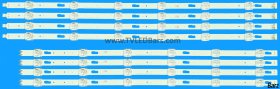 Samsung LED Backlight Array Samsung UE58TU7100 BN96-50458A + BN96-50459A 58" CY-GT058HGPV1H V0T7-580SMA-R0 V0T7-580SMB-R0 8pcs