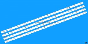 Barz LED Backlight Array TCL 65RP620K 65P618 LVU650NDEL CS9W15 V1 V2 4C-LB6512-ZM05J GIC65LB105_3030F2.1D_V0.7 4pcs