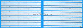 Barz LED Backlight Array Panasonic TX-55EX580B TX-55EX600B TX-55FX600B TX-55FX650B 55" TXFZL72KFCX TZLP212LFCT9 TNP4GA6350 22pcs