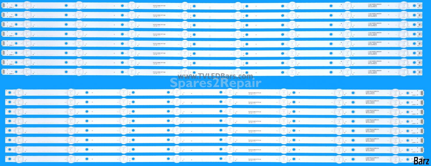 Philips LED Backlight Array Philips 75PUS7855/12 75PUS7805/12 75PUS7354/12 75PUS6754/12 996592000954 75" TPT750UA-QUBN9D.K LB- GM3030-GJPHP758X16PC29 L+R 16pcs